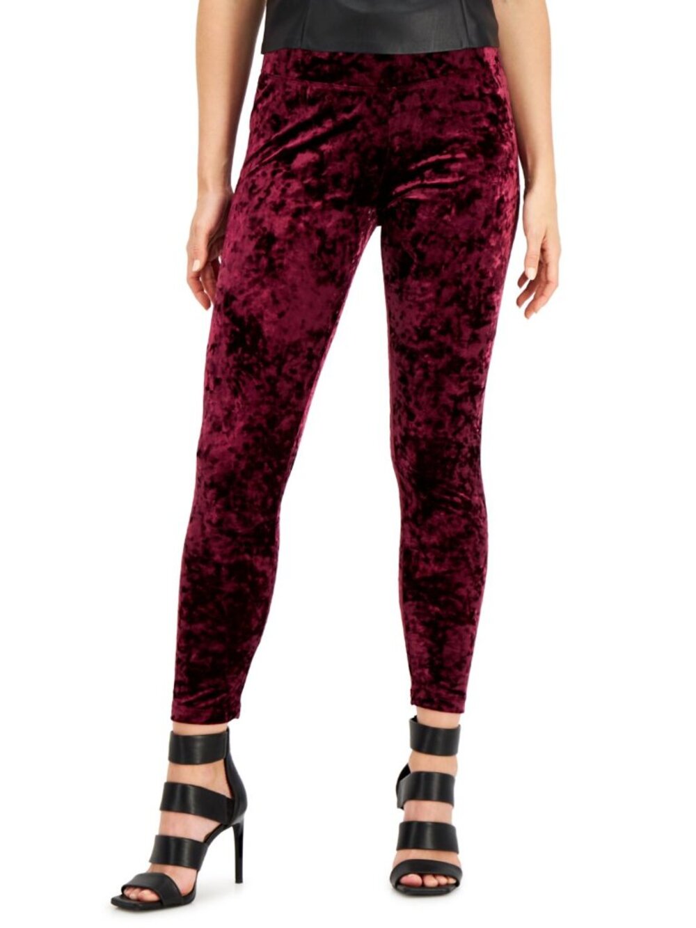 INC International Concepts Womens Velvet Leggings